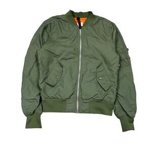 Alpha Industries Reversible MA 1 Bomber Military Green Jackets Men’s Small